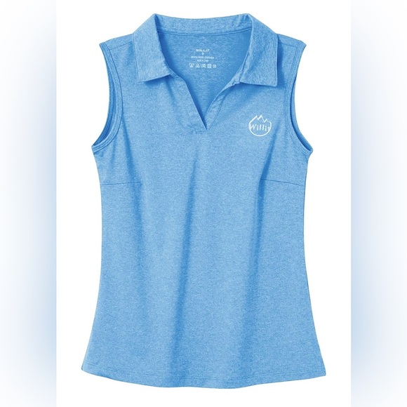 NWOT - Willit Sports -Girls' Sleeveless Golf Tennis Polo Shirt Quick Dry UPF 50+ - Picture 1 of 11